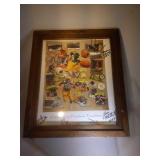 Green Bay Packers Traditions print with autographs