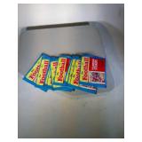 lot of 10 1987 Topps football sticker packs