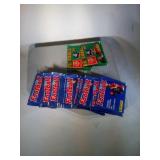 lot of 21 Panini football sticker packs