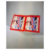 lot of 2 1983 Topps baseball sticker packs