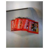 lot of 10 1988 Panini baseball sticker packs