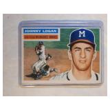 1956 Topps #136 Johnny LoganMilwaukee Braves John