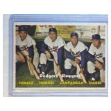 1957 Topps #400 Dodgers Sluggers Roy Campanella