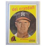 1959 Topps #425 Del Crandall  Milwaukee Braves