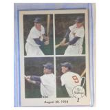 1959 Fleer Ted Williams #65  August 30, 1958 -