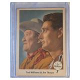 1959 Fleer Ted Williams #70  w/ Jim Thorpe  Ted