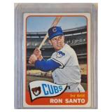 1965 Topps #110 Ron Santo card  Chicago Cubs