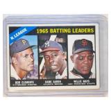 1966 Topps Hank Aaron Willie Mays Bob Clemente