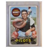 1969 Topps #209 REVERSE NEGATIVE Larry Haney 