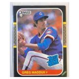 1987 Donruss Greg Maddux ROOKIE CARD  Atlanta