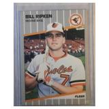 RARE 1989 Fleer Billy Ripken F" Face Blacked out