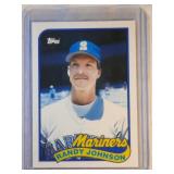 1989 Topps Randy Johnson TD. ROOKIE CARD Mariners