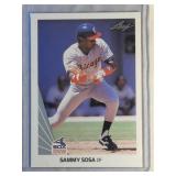 1990 Leaf Sammy Sosa ROOKIE CARD  Chicago Cubs