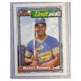 1992 Topps Manny Ramirez ROOKIE CARD  Boston Red