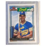 1992 Topps GOLD Winner Manny Ramirez ROOKIE CARD 