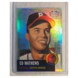 2002 Topps Ed Mathews Archives Reserve #85 1953