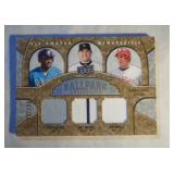 2009 UD 6 Game Used Jerseys Jones Burrell Hunter