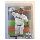 2018 Bowman Freddy Peralta ROOKIE CARD  Milwaukee