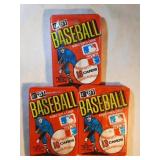 3 UNOPENED packs 1981 Donruss Baseball  Possible