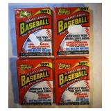 4 UNOPENED packs 1991 Topps Baseball - Possible