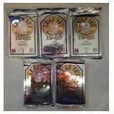 5 UNOPENED packs 1992 Leaf Baseball  Possible