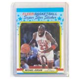 1988-89 Fleer Michael Jordan Star Sticker Chicago