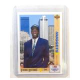 1991-92 Upper Deck Dikembe Mutombo ROOKIE CARD 