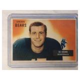 1955 Bowman Ed Brown ROOKIE CARDChicago Bears San
