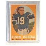 1958 Topps #22 Johnny UnitasBaltimore Colts Pitt