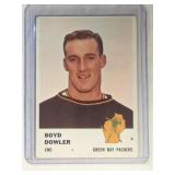 1961 Fleer Boyd Dowler ROOKIE CARD  Green Bay