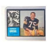 1962 Topps Forrest Gregg SINGLE PRINT  Green Bay