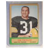 1963 Topps Jim TaylorGreen Bay Packers LSU Tigers