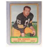 1963 Topps Jim Ringo  Green Bay Packers Syracuse