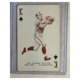 RARE 1963 Stancraft Elroy Hirsch RED BACK  Los