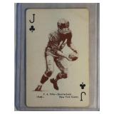 RARE 1963 Stancraft Y. A. Tittle RED BACKNew York