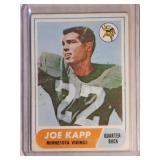 1968 Topps Joe Kapp ROOKIE CARD Minnesota Vikings