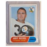1968 Topps Andy Russell ROOKIE CARD  Pittsburgh