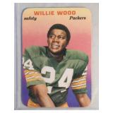 1971 Topps Willie Wood Glossy INSERT  Packers USC