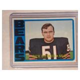 1972 Topps Dick Butkus  Chicago Bears Illinois