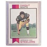 1973 Topps Dwight White ROOKIE CARD - Pittsburgh