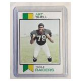 1973 Topps Art Shell ROOKIE CARD  Oakland Raiders