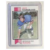 1973 Topps Jack Youngblood ROOKIE CARDLos Angeles