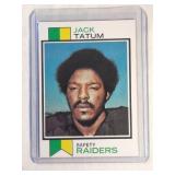 1973 Topps Jack Tatum ROOKIE CARD  Oakland Raiders