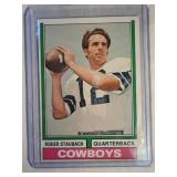 1974 Topps Roger Staubach  Dallas Cowboys Navy