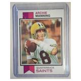 1973 Topps Archie Manning  New Orleans Saints Ole