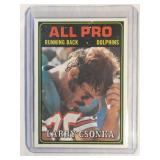 1974 Topps Larry Csonka  Miami Dolphins Syracuse