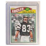 1977 Topps Vince Papale ROOKIE CARD  Philadelphia