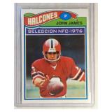 RARE 1977 Topps MEXICAN John James #120  Atlanta