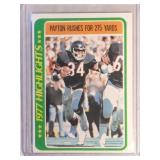 1978 Topps Walter Payton Highlights Chicago Bears