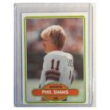 1980 Topps Phil Simms ROOKIE CARD New York Giants